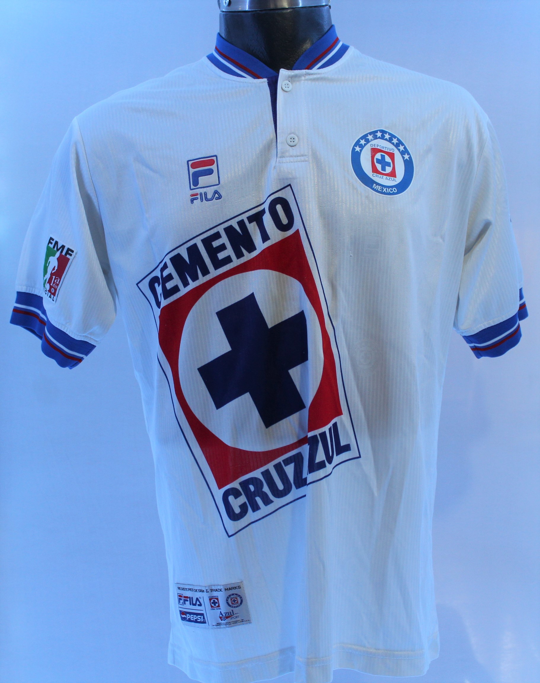 Cruz azul fila jersey fashion original size M