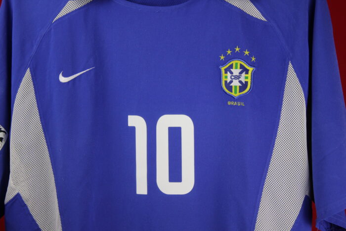 Brasil Jersey Season 2003 Confederations Cup Large #10 RICARDINHO - Image 3
