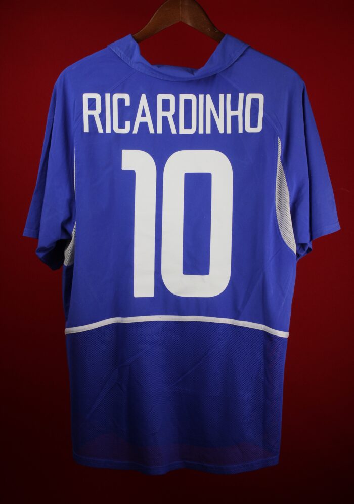 Brasil Jersey Season 2003 Confederations Cup Large #10 RICARDINHO - Image 2