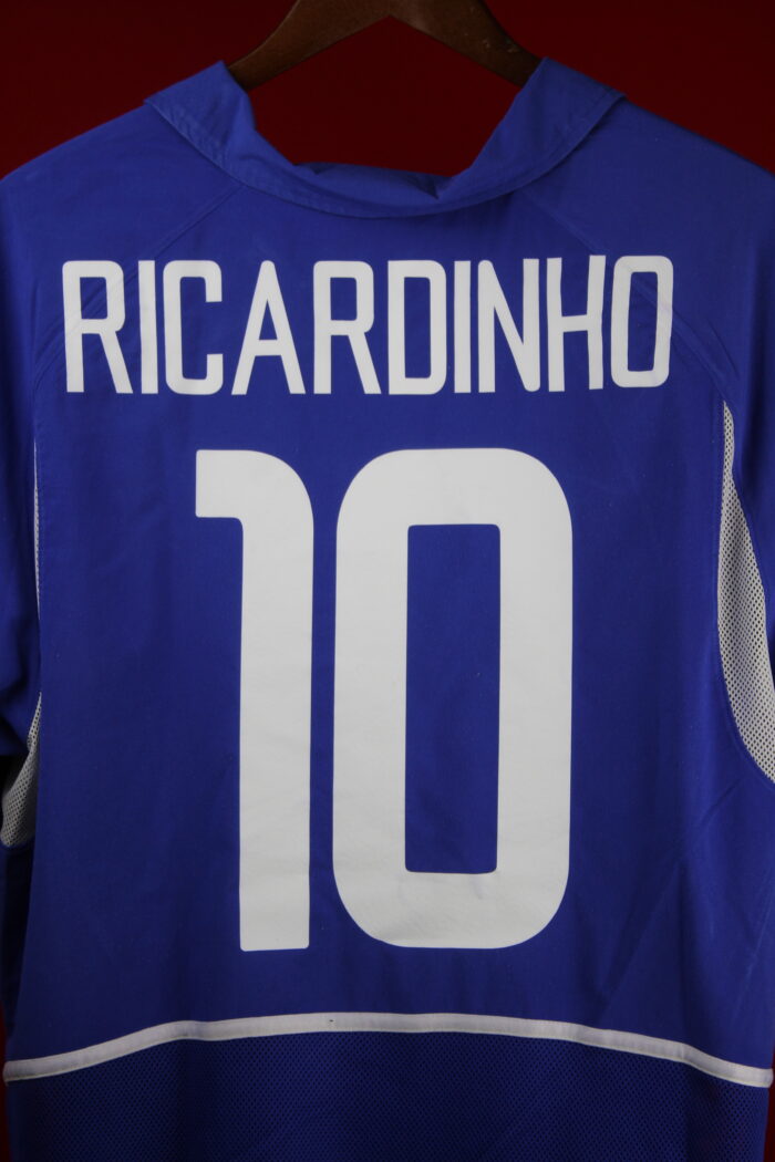 Brasil Jersey Season 2003 Confederations Cup Large #10 RICARDINHO - Image 4