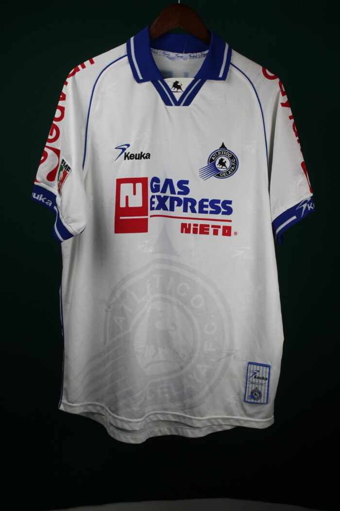 Atletico Celaya Jersey Season 2000-2001 XLarge #10 DE LEON