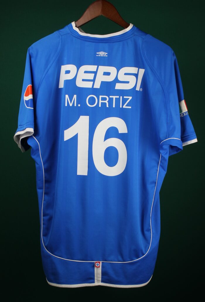 Cruz Azul Jersey Season 2002-2003 Large #16 M. ORTIZ - Image 3