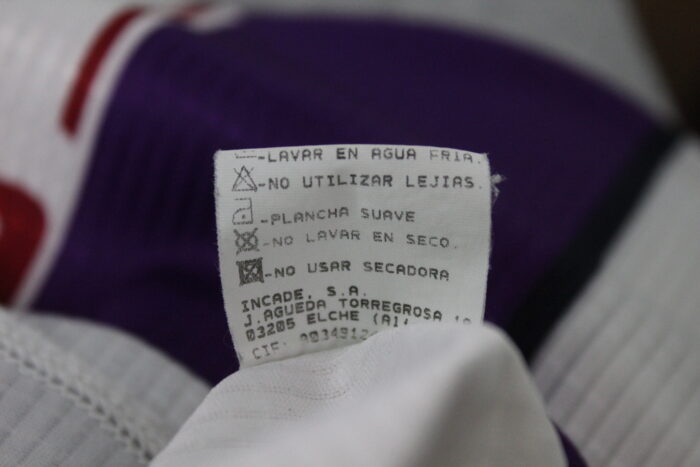 Real Valladolid Jersey Season 2000-2001 Medium #11 BLANCO - Image 11