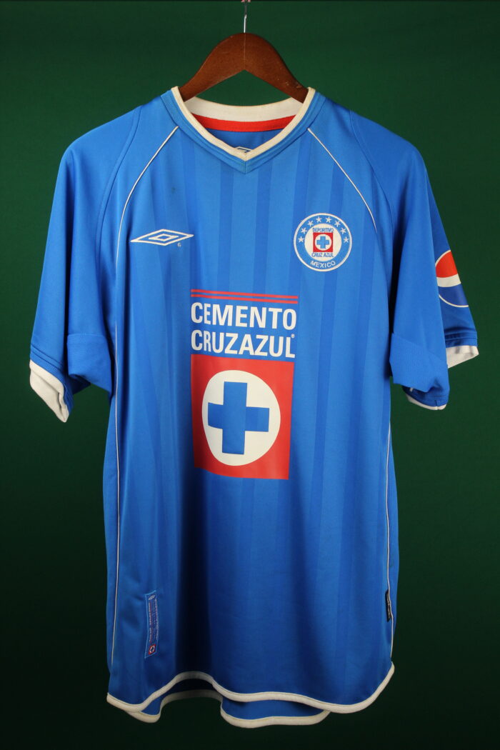 Jersey Cruz Azul Season 2002-2003 Large #8 T. CAMPOS - Image 2