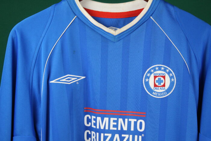 Jersey Cruz Azul Season 2002-2003 Large #8 T. CAMPOS - Image 4