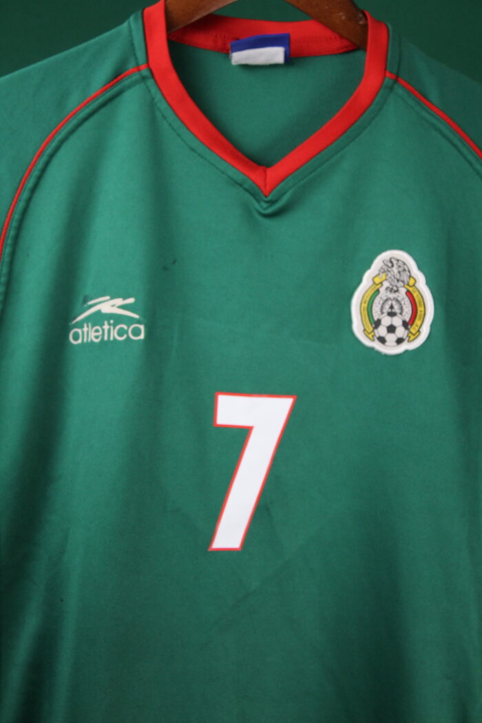 Jersey Mexico World Cup 2002 Medium #7 R. MORALES - Image 4