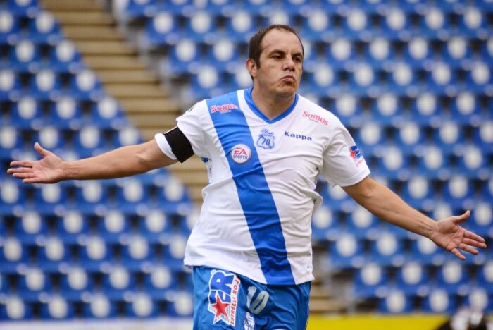 Club Puebla Jersey Season 2014-2015 Large #10 C. BLANCO