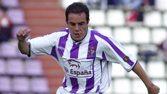 Real Valladolid Jersey Season 2000-2001 Medium #11 BLANCO