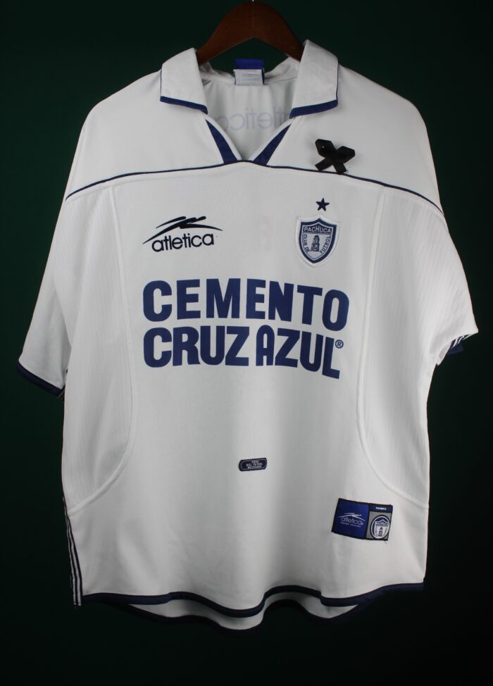 CF Pachuca Jersey Season 2000-2001 Large #27 O. ARELLANO MATCH WORN