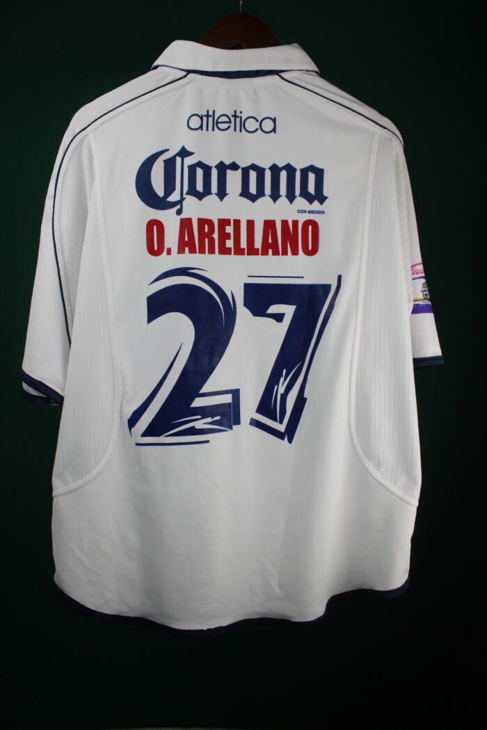 CF Pachuca Jersey Season 2000-2001 Large #27 O. ARELLANO MATCH WORN - Image 2