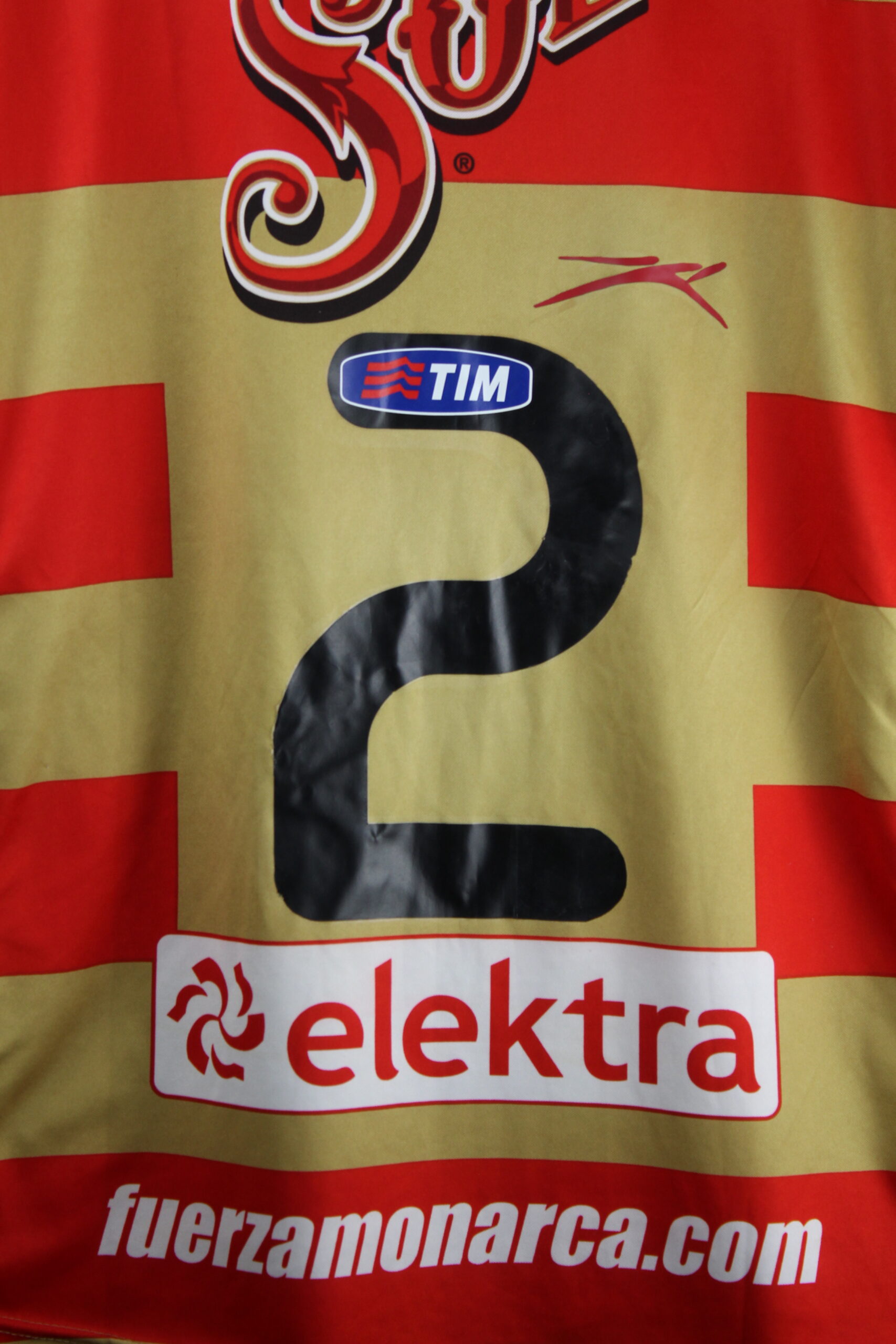 Monarcas Morelia Jersey Season 2010-2011 Medium #2 PEREZ match worn - Image 5